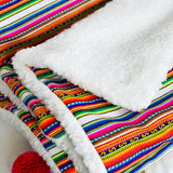 Peruvian Manta Throw Blanket