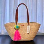 Tassel Straw Basket