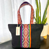Suede & Peruvian Manta Tote