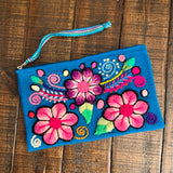 Ayacucho Bordado Purse (Light Blue)