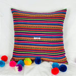 Peruvian Manta Throw Pillow